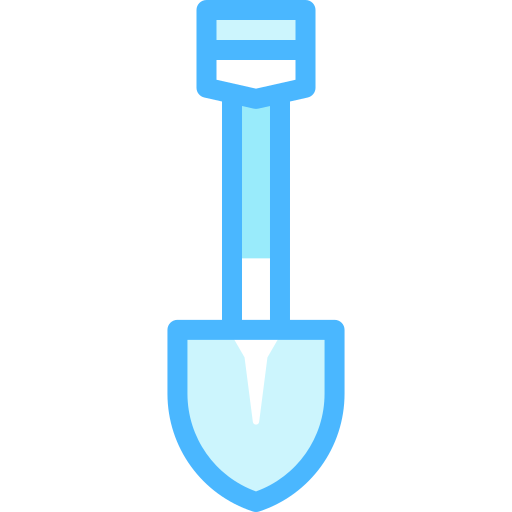 Shovel Detailed color Lineal color icon