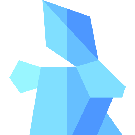 kaninchen Basic Straight Flat icon