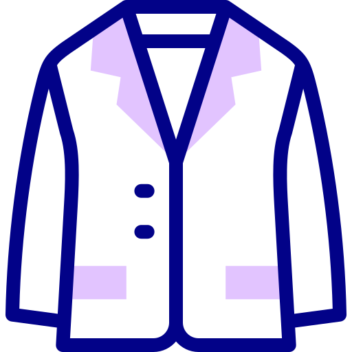 スーツ Detailed Mixed Lineal color icon