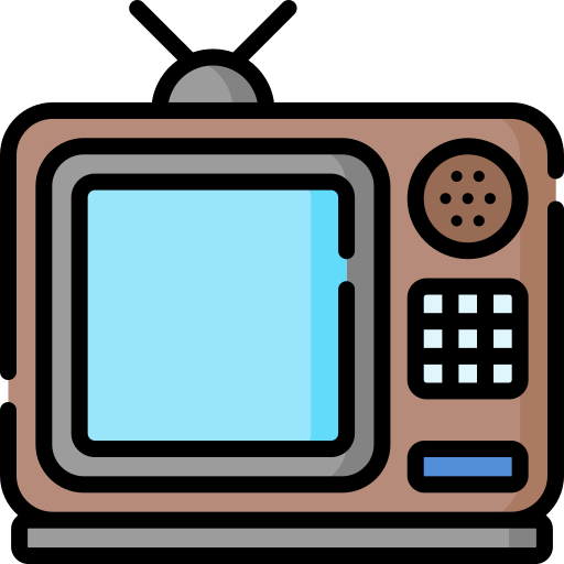 텔레비전 Special Lineal color icon