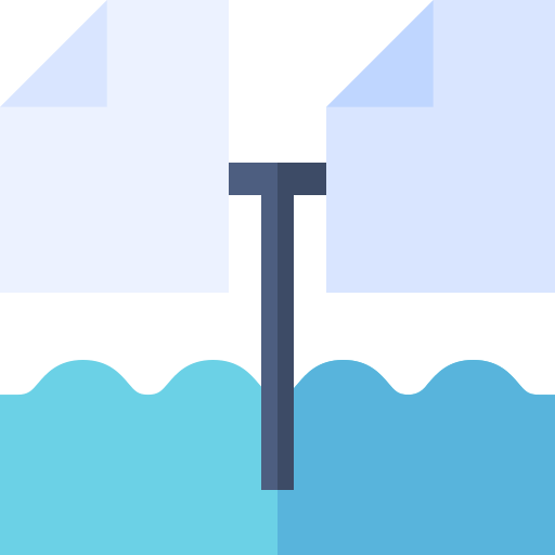 jezioro danych Basic Straight Flat ikona