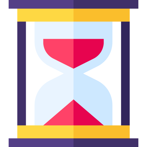 Hourglass Basic Straight Flat icon