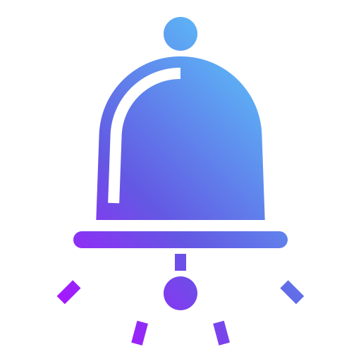 Bell Generic Flat Gradient icon