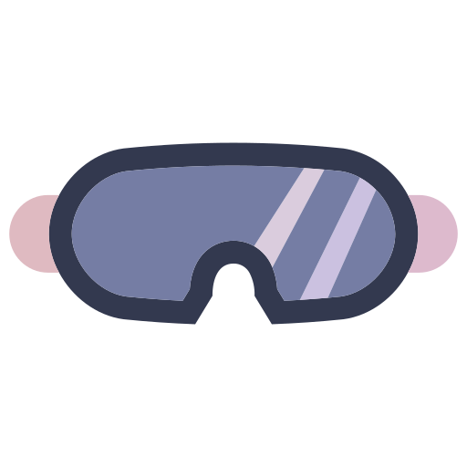 gafas de esquí Generic Flat icono