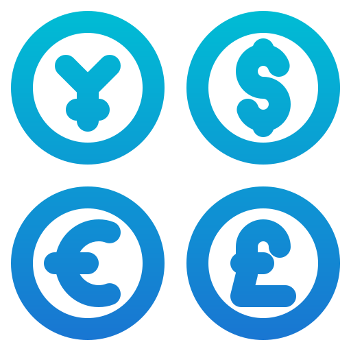 Currency Generic Gradient icon