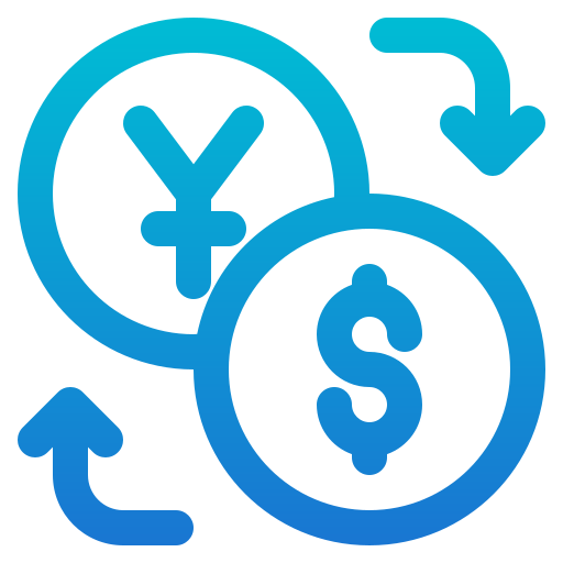 Échange de l'argent Generic Gradient Icône