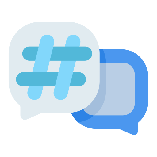 Hashtags Generic Flat icon