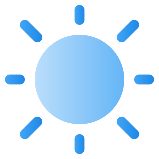 słońce Generic Flat Gradient ikona