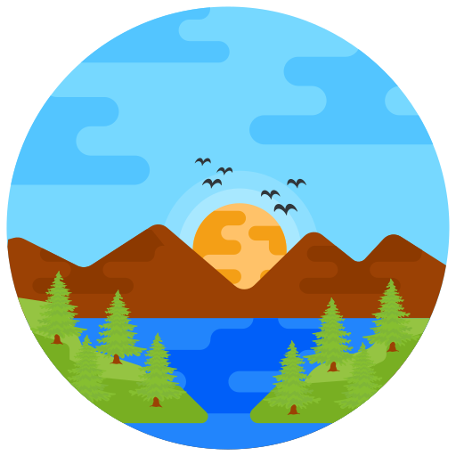 언덕 Generic Circular icon