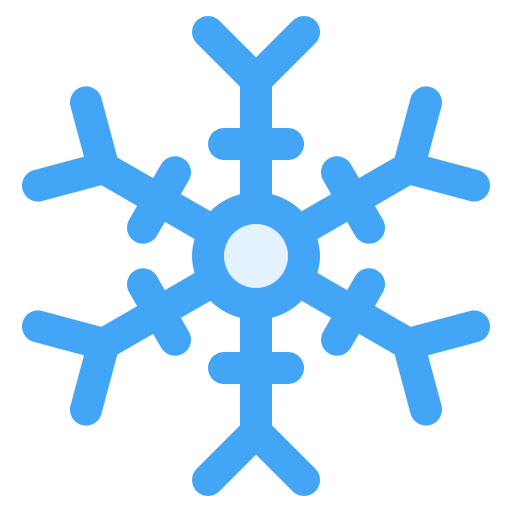 fiocco di neve Generic Blue icona