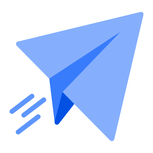 papieren vliegtuig Generic Flat icoon