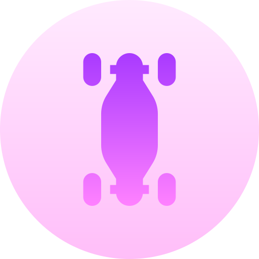 longboard Basic Gradient Circular icono