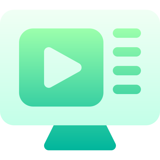 live-streaming Basic Gradient Gradient icon