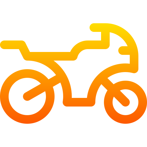 moto Basic Gradient Lineal color Icône
