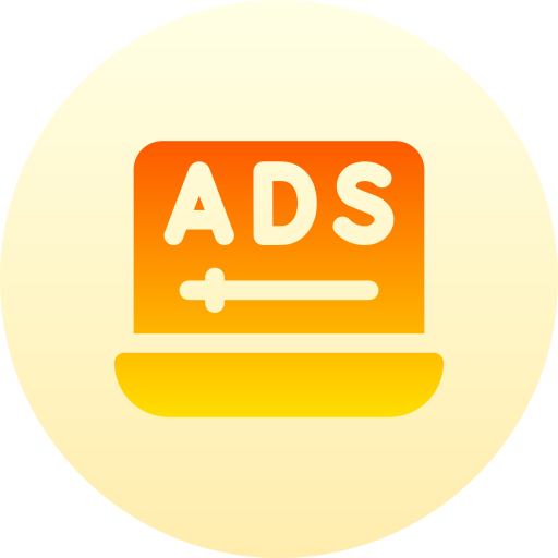 Ads Basic Gradient Circular icon