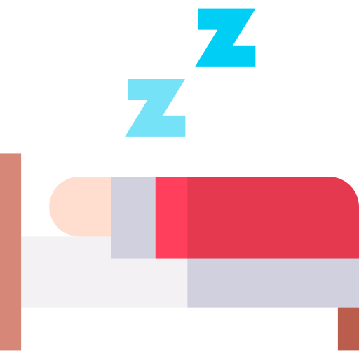 dormir Basic Straight Flat Icône
