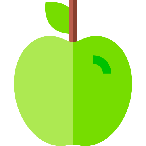 Apple Basic Straight Flat icon