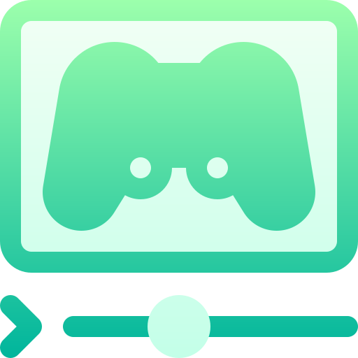 jugador Basic Gradient Gradient icono