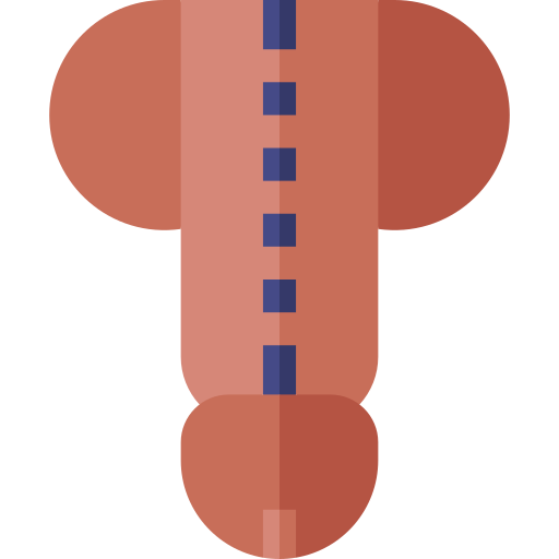 penis Basic Straight Flat ikona