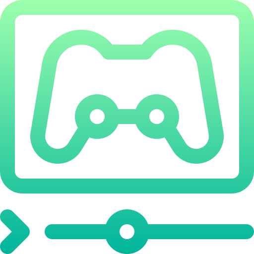 Gamer Basic Gradient Lineal color icon