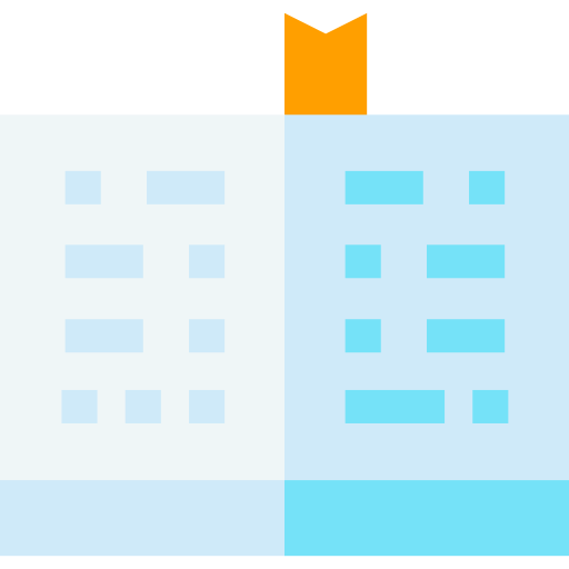 braille Basic Straight Flat icoon