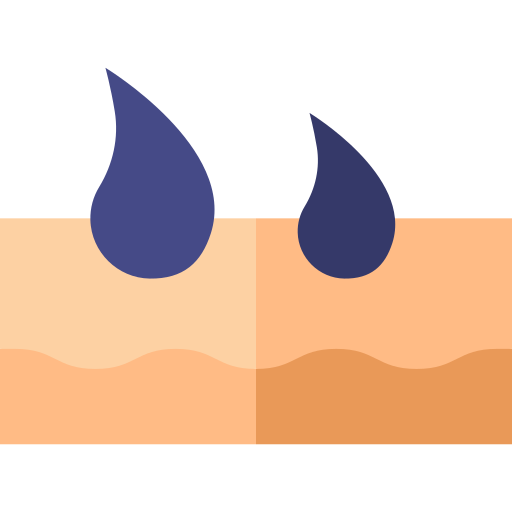 Dermatology Basic Straight Flat icon