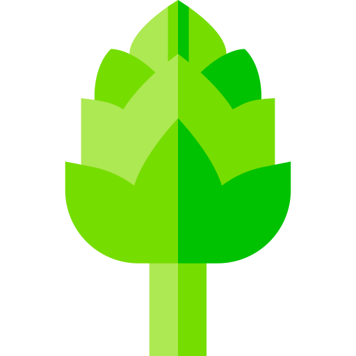 alcachofa Basic Straight Flat icono