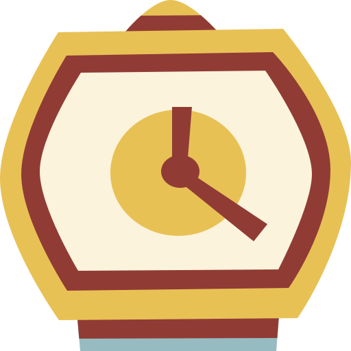 orologio Cartoon Flat icona