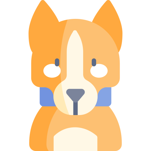 犬 Kawaii Flat icon