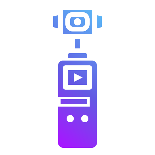 kamera akcji Generic Flat Gradient ikona