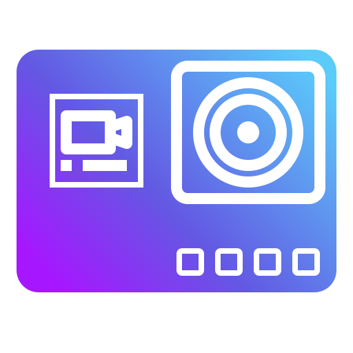 actie camera Generic Flat Gradient icoon