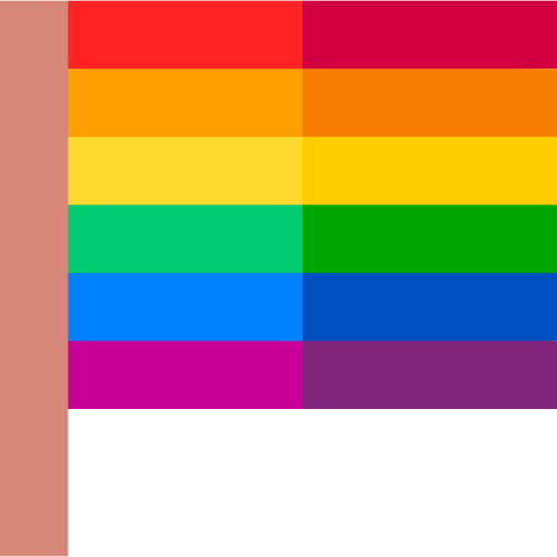 ЛГБТ Basic Straight Flat иконка