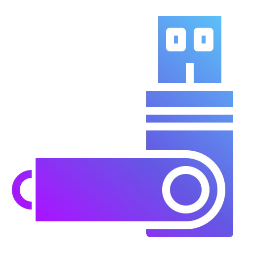 usb-stick Generic Flat Gradient icoon
