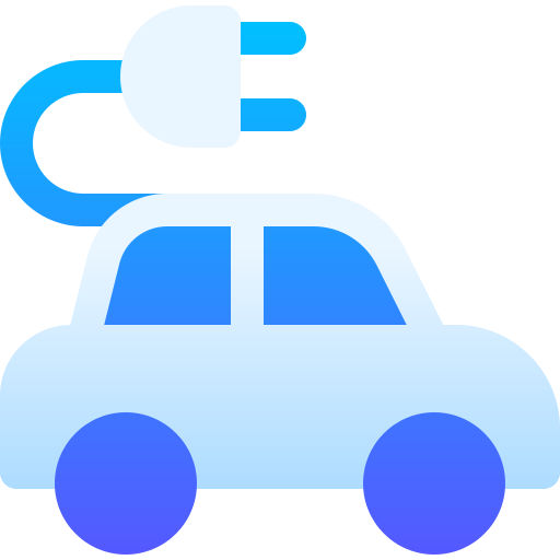 Electric car Basic Gradient Gradient icon