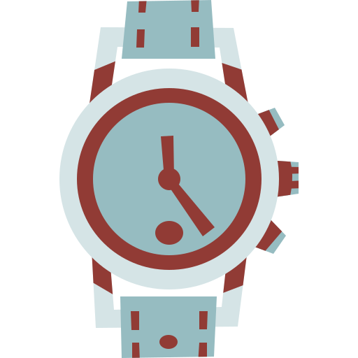 Wristwatch Cartoon Flat icon