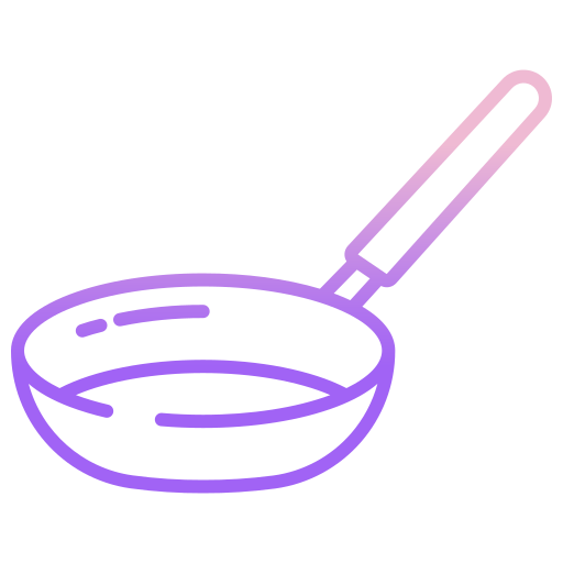 Frying pan Icongeek26 Outline Gradient icon
