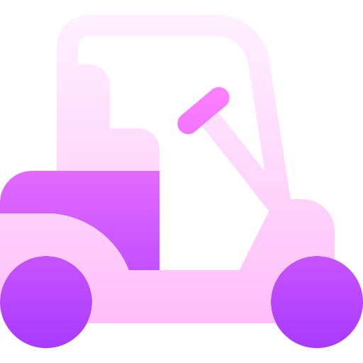 Golf cart Basic Gradient Gradient icon