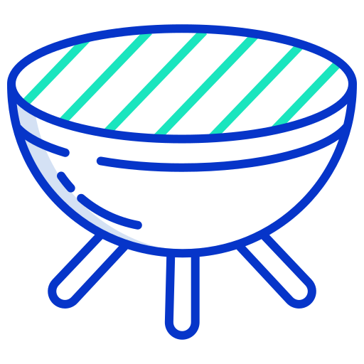 grill Icongeek26 Outline Colour icon