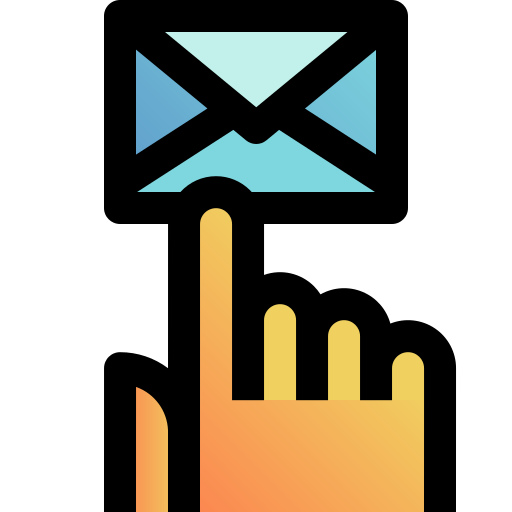 correo electrónico Fatima Lineal Color icono