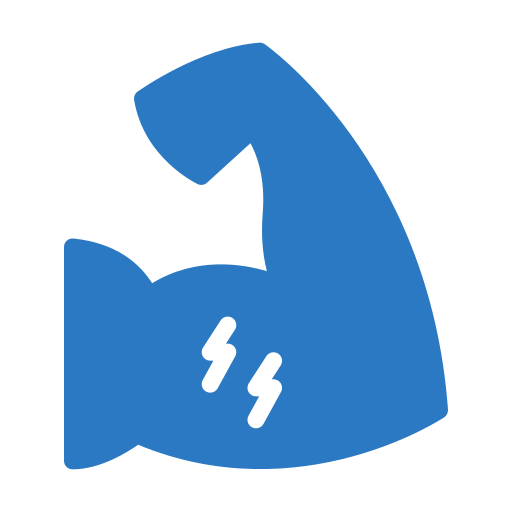 biceps Generic Blue icoon