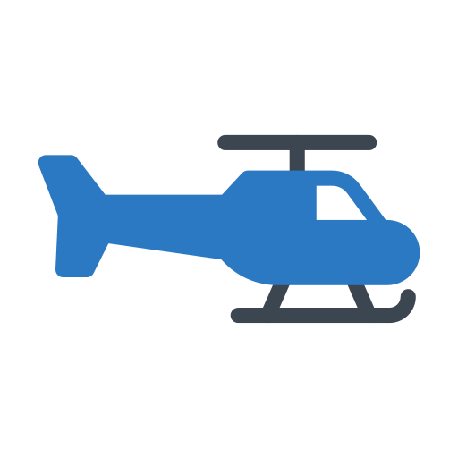 hubschrauber Generic Blue icon