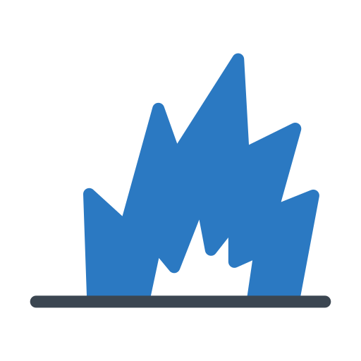 폭발 Generic Blue icon