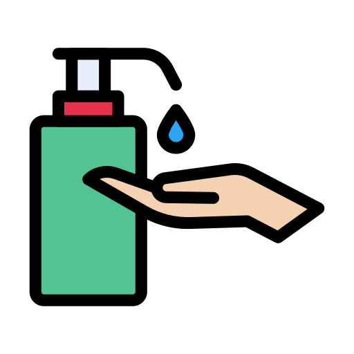 jabón líquido Vector Stall Lineal Color icono