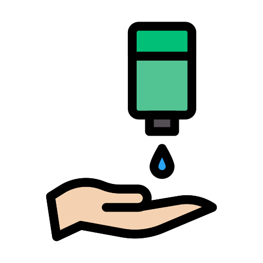 jabón líquido Vector Stall Lineal Color icono