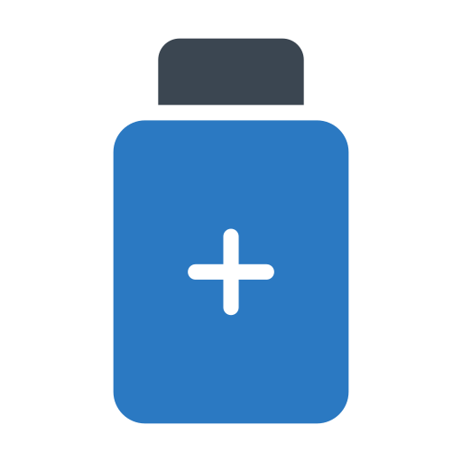 丸薬瓶 Generic Blue icon