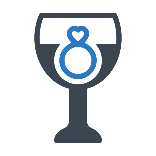 anillo de compromiso Generic Blue icono