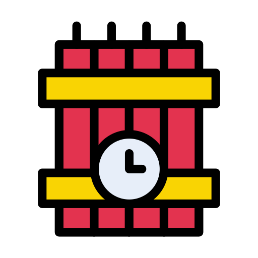 Dynamite Vector Stall Lineal Color icon