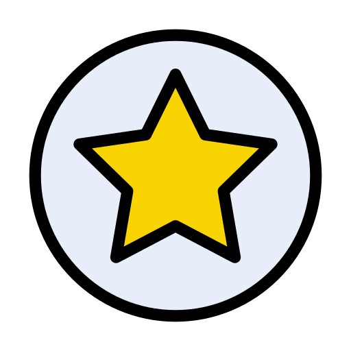 estrella Vector Stall Lineal Color icono