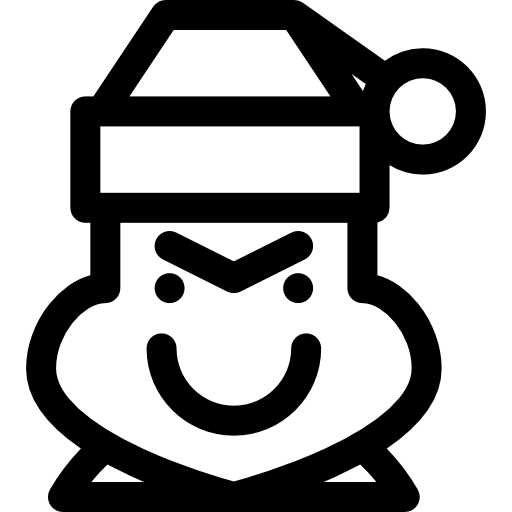 grinch Basic Rounded Lineal icona