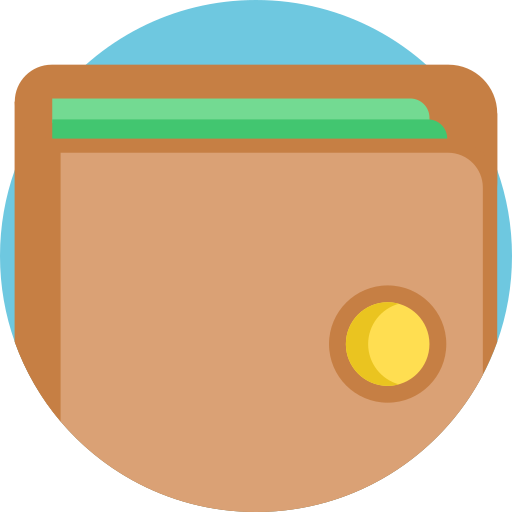 財布 Detailed Flat Circular Flat icon